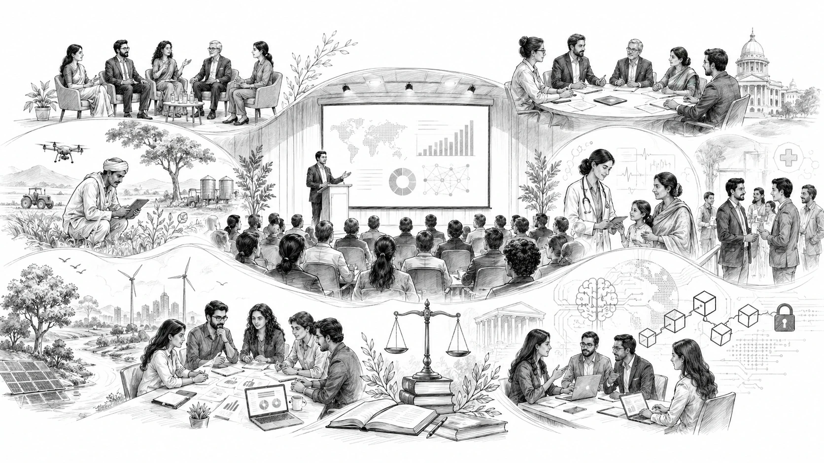Public programs and expert sessions for research, policy, and community collaboration
